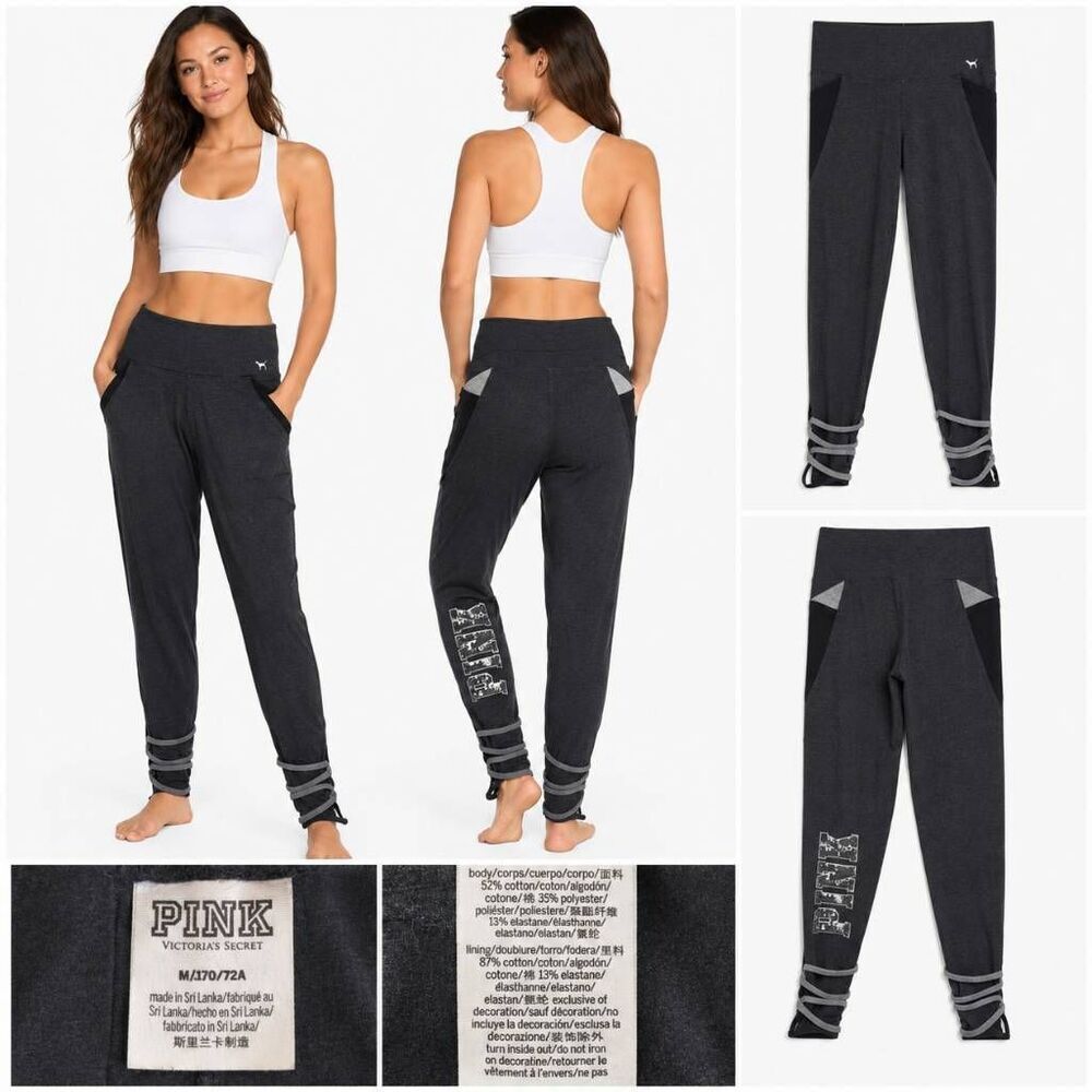 PINK Victoria's Secret Gray Wrap Pants Women's XS